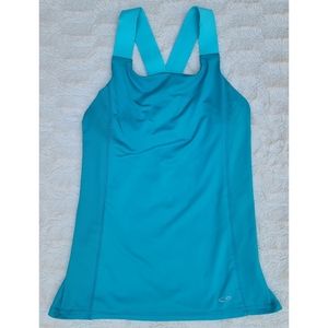 Champion turquoise duodry top